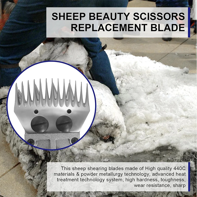 Sheep Shears Convex Comb Cutter Shearing Clipper 13 Tooth Blade For Sheep Clipper Shears Scissors