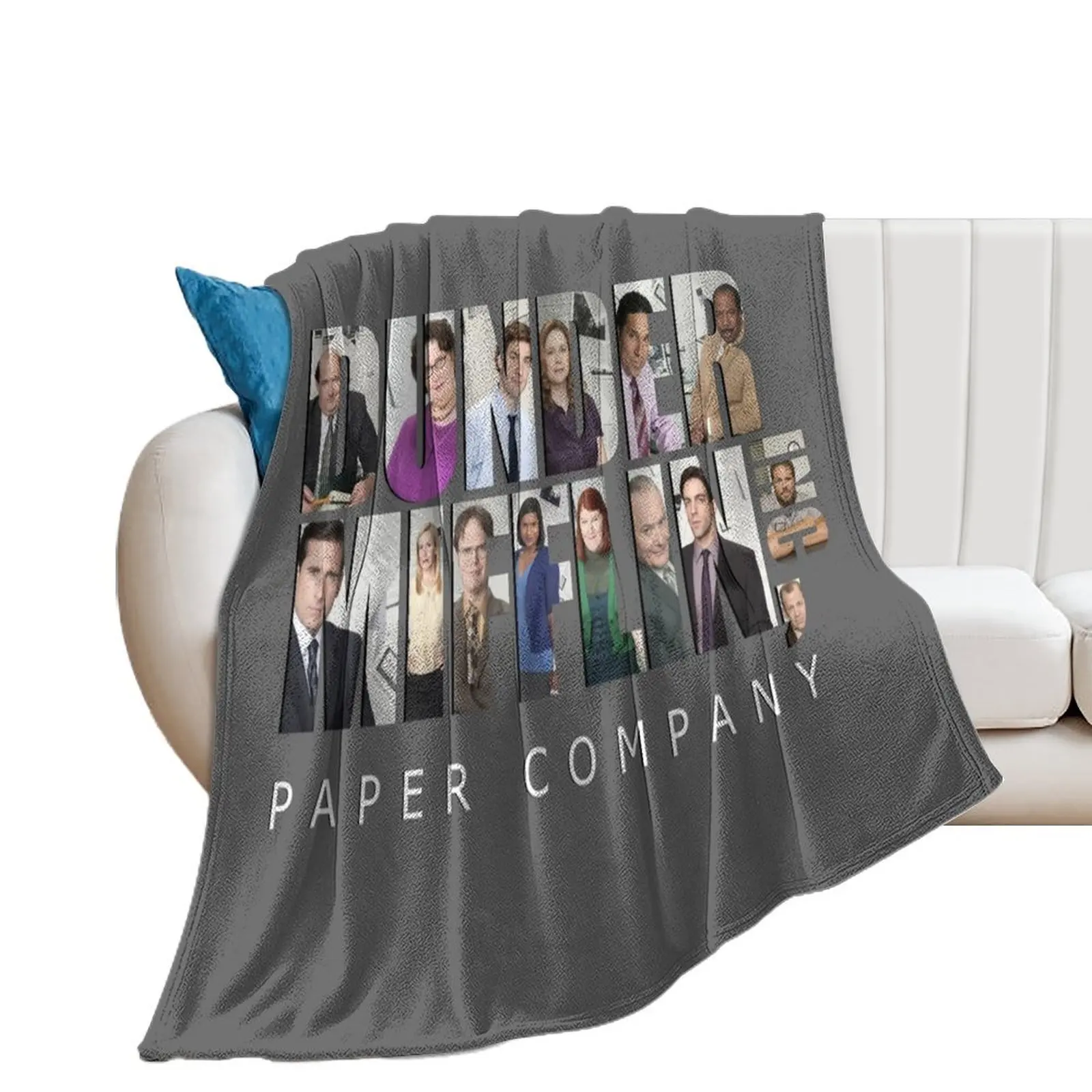 The Office (US) ? Dunder Mifflin Throw Blanket Giant Sofa Bed Fashionable Blankets