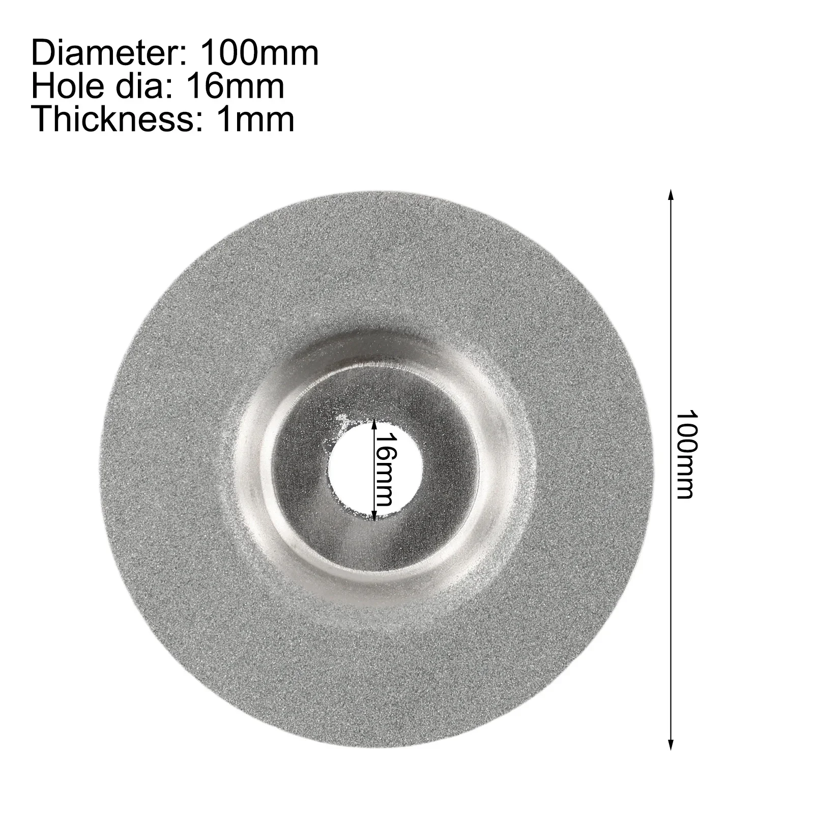 

Practical High Hardness Grinding Disc Supplies Wheel 1* Metalworking Rotary Silver 100mm Abrasive Tools Cut Off