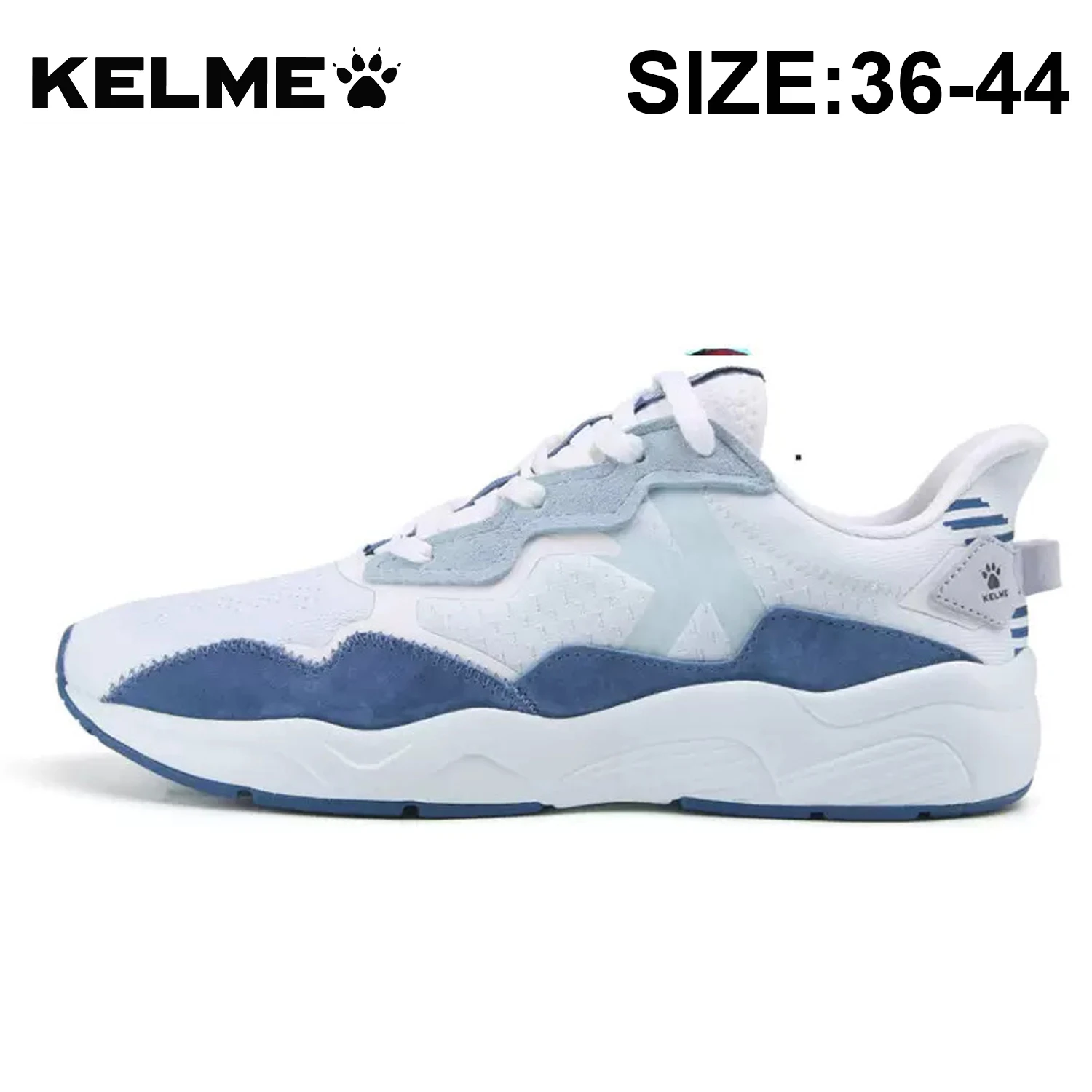 KELME Sneakers Men\'s Running Shoes Super Light Elastic Casual Sneakers Women\'s Outdoor Fitness Shoes Fashion Couple Sports Shoes