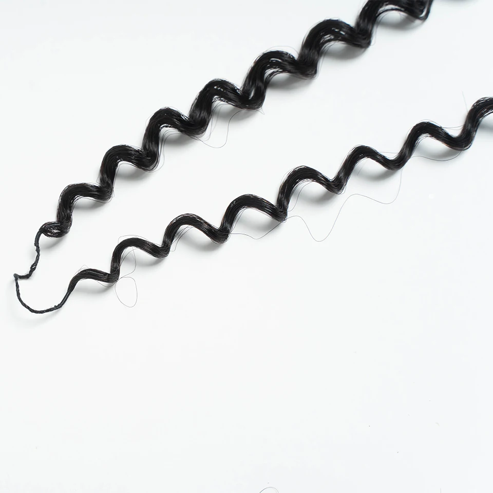 22 بوصة شعر بشري مجعد السائبة QVR الأفرو غريب 3 قطعة الشعر السائبة ل غريب تويست الكروشيه تجديل الشعر 100% حزم الشعر البشري #2