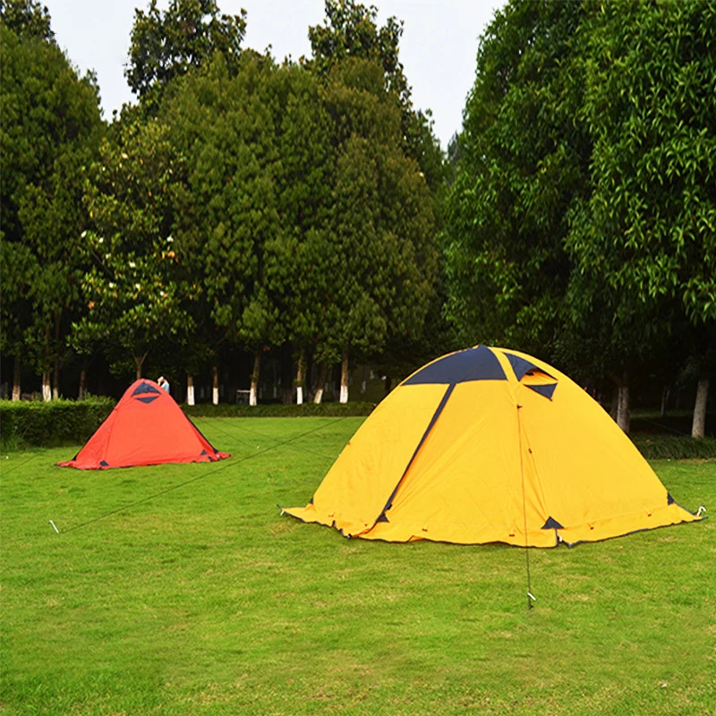 

Outdoor Camping Tent Snow Skirt Four Seasons Double-Layer Double Aluminum Pole Tent Breathable Windproof And Rainproof