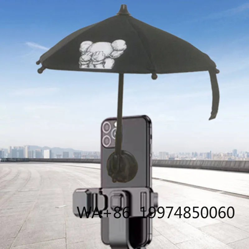 

Tending RS01 Phone Umbrella for Sun Bracket Umbrella Cute Phone Photo Blackout Cover Mini Phone Holder Table