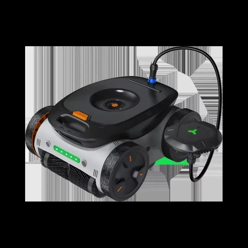 PLUS Customizable Color 4WD 9000mAh App Control Floor Wall Waterline Robotic Pool Cleaner
