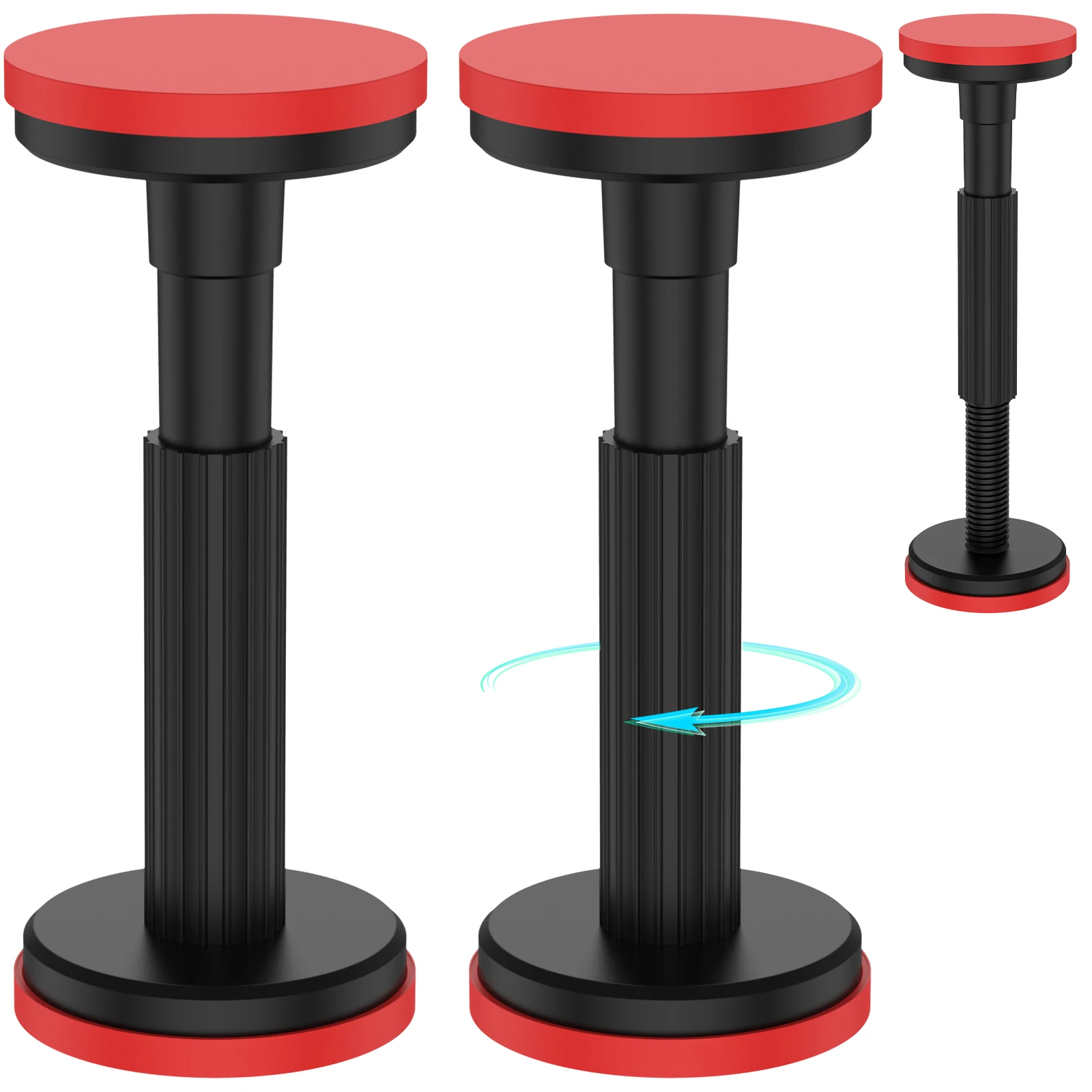 

2Pcs Telescopic Support Rod Nylon Cabinet Adjustable Support Pole 200kg Weight Capacity Cabinet Lifting Bracket for Cabinet Sofa