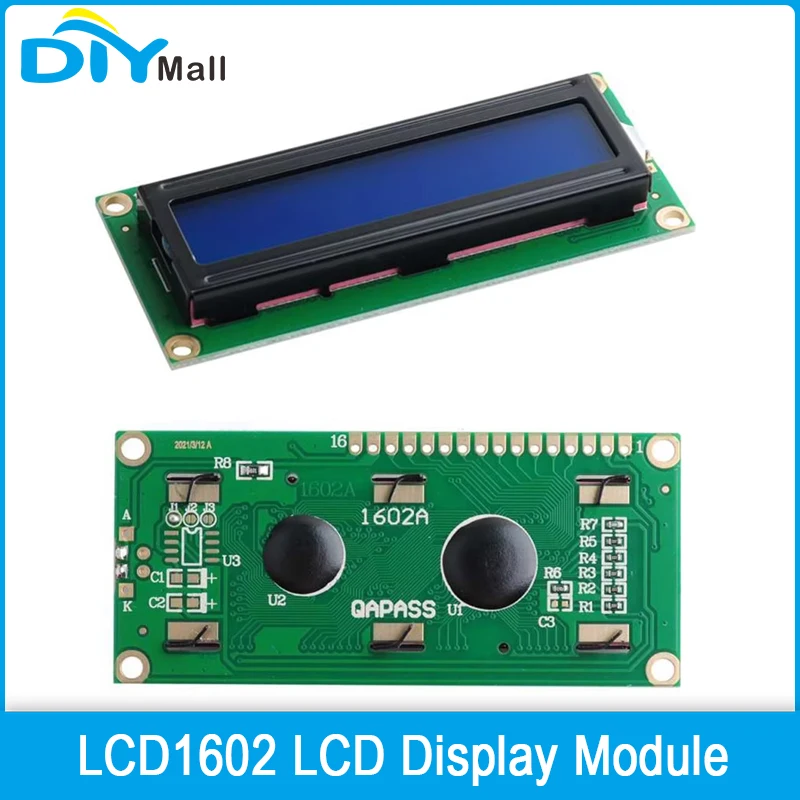 아두이노용 1602 LCD 디스플레이 모듈, 블루 백라이트 51 학습 보드, LCD1602 16x2 LCD 지원