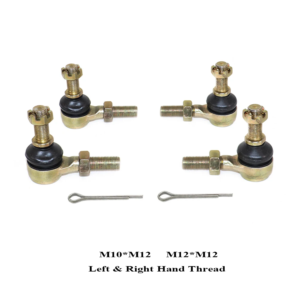 

M10 M12 Tie Rod Ball Joint Kit For 50cc 70cc 90cc 110cc 125cc 150cc 200cc 250cc 300cc ATV Go Kart Quad Buggy 4-Wheeler Parts