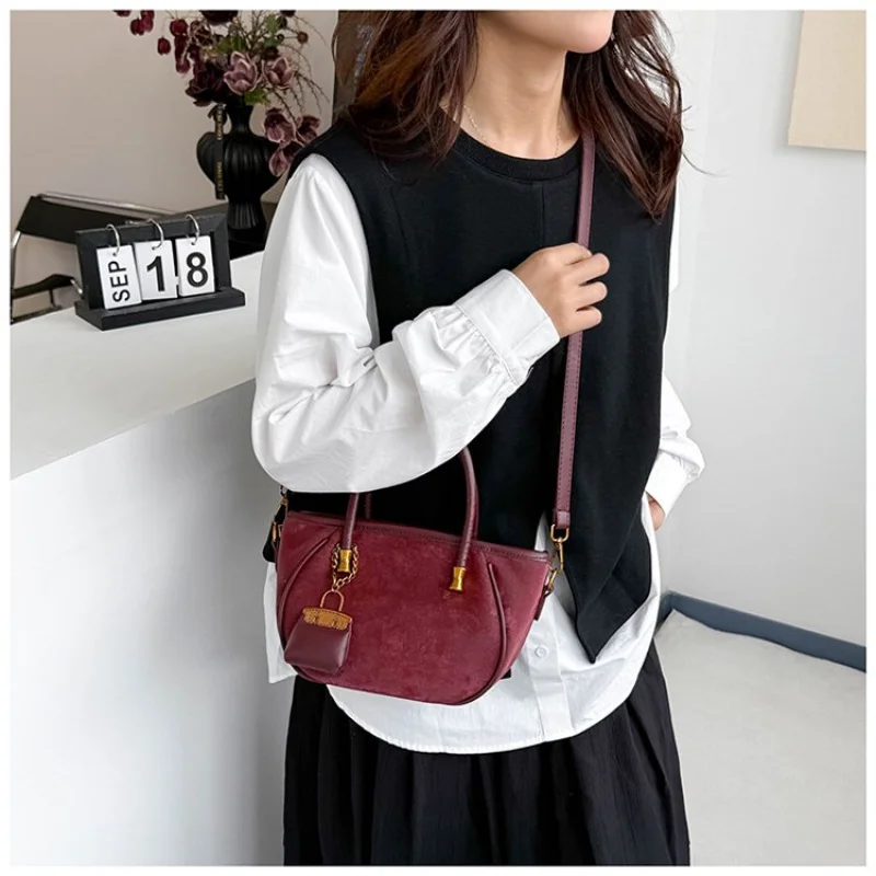 

Улучшенная женская сумка-мессенджер из искусственной кожи с элегантным винтажным просторным мягким повседневным изысканным викторием в Париже ​