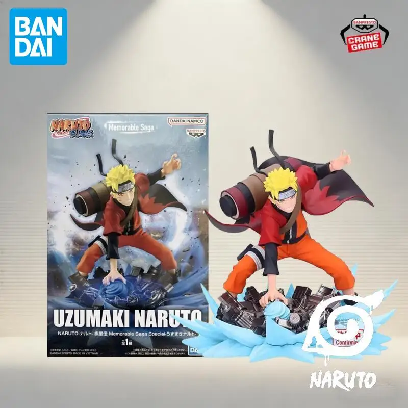 

In Stock Bandai Original Anime Uzumaki Naruto Figures Action Model Cartoon Dolls Desktop Toys Pvc Decor Ornaments Festival Gifts