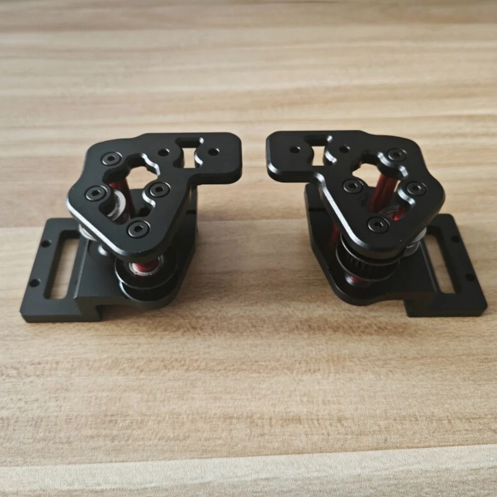 X Axis Left Right Idler CNC Metal Parts for 3D Printer 6061 Aluminum 2Pcs Set
