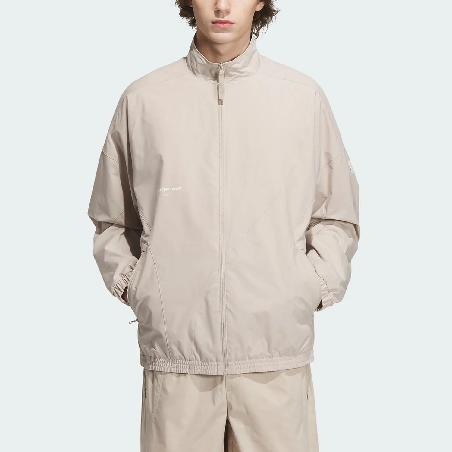 

Adidas genuine 2023 new men's sport woven stand up collar jacket IP4953