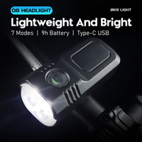 CYCLAMI Bicycle Front Light 1000 Lumen 2000 mAh Type-C Rechargeable Waterproof Flashlight MTB Road Cycling Headlight Mini Lamp