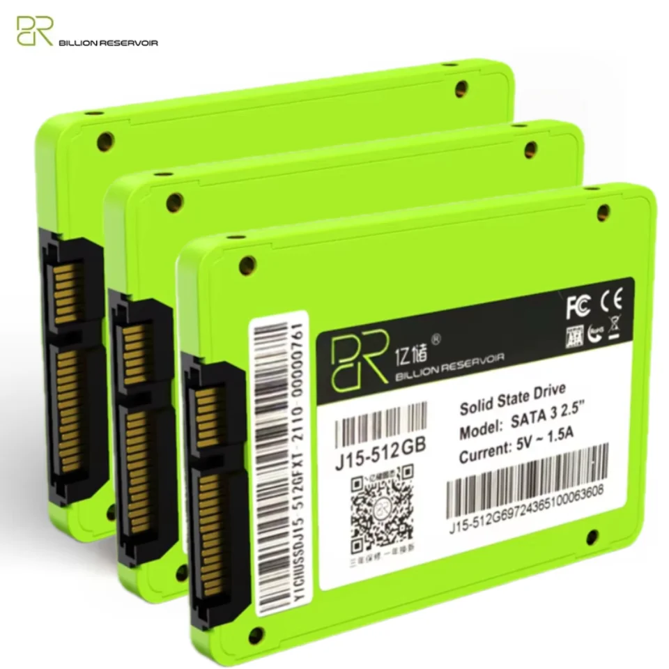 

BR Sata3 SSD 256GB 128GB Green 2.5 Inch "Internal Hard Drive Disk 120GB 240GB 512GB HDD Solid State Hard Disk for Laptop Desktop
