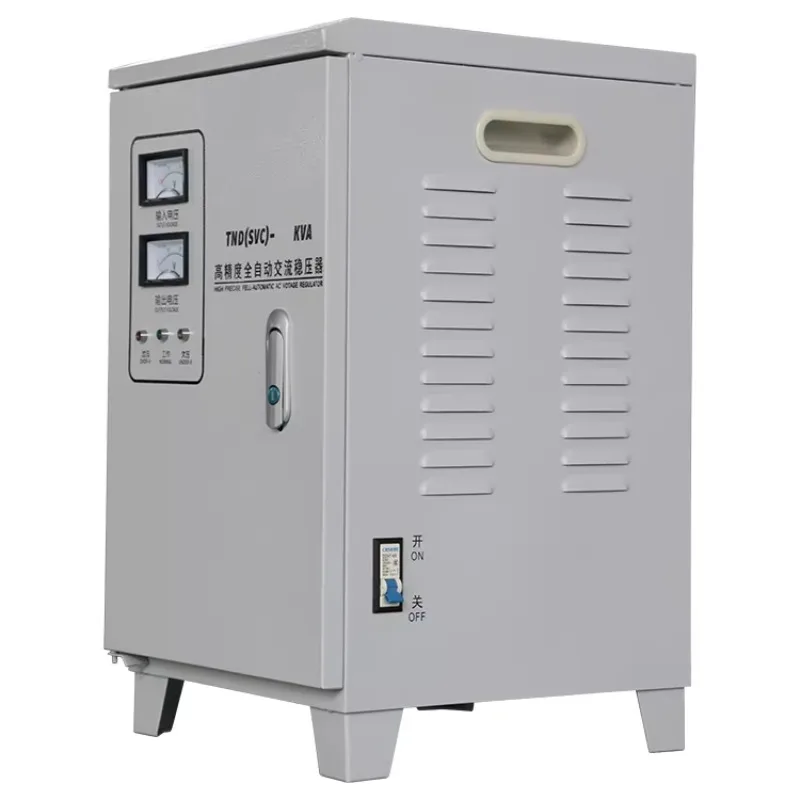 بيع المصنع مباشرة مرحلة واحدة CE ISO9001 مُثبت الجهد المؤازر 10KVA النحاس SVC AC