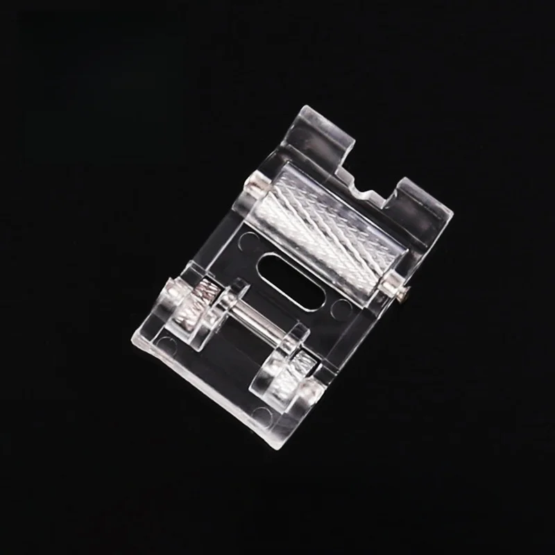

1pcs Roller Sewing Machine Presser Foot Non-Stick Zigzag Presser Foot For Singer Brother Low Shank Sewing Machine, New