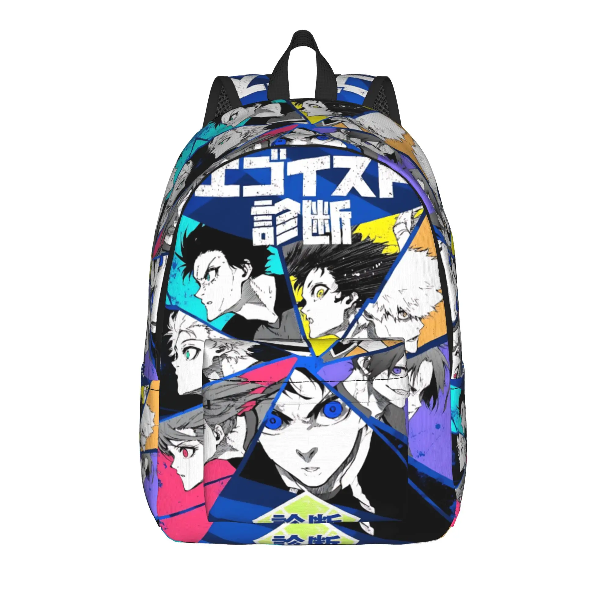 Fashion Blue Lock Football Anime Backpack  Mochilas Casual For School Sturdy Shoulder Rucksack