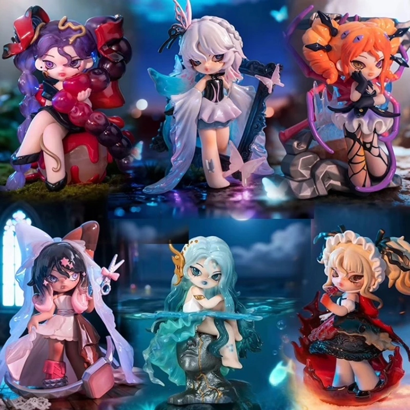 

Новые продукты NONO SOVA Nightmare Lullaby Series Surprise слепая коробка туманный город детская рифма милые подарки для девочек украшения для рабочего стола