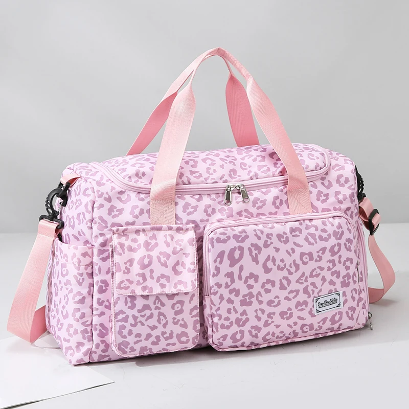 

Fashion Leopard Print Travel Bag, Large Capacity, Multiple Pockets, Sports and Fitness Bag, Travel Bag, Storage Bags