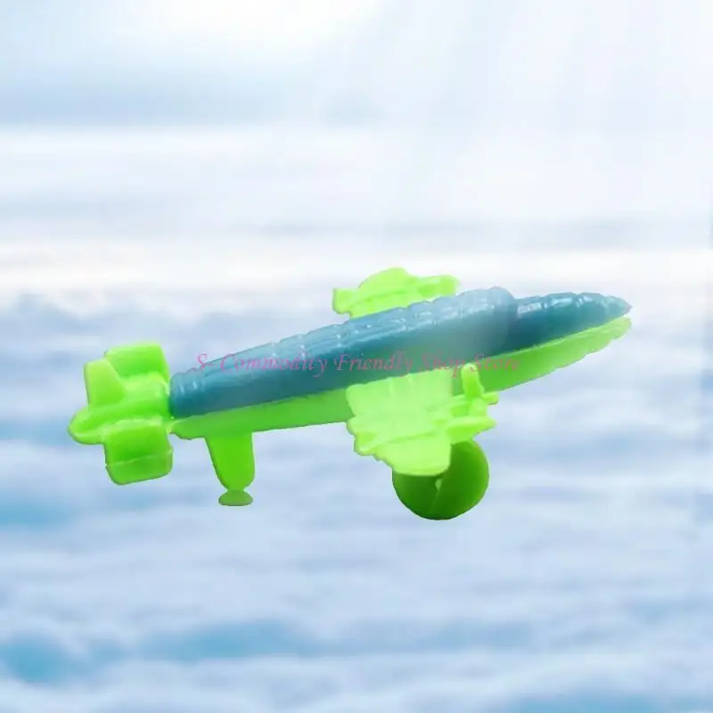 

85AE 10 Pcs Mini Plastic Bomber Plane Fighter Aircraft Model Toy Military Gifts Kids