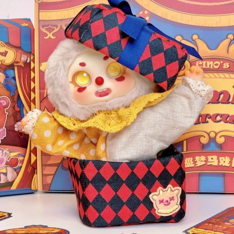 Figurine Plush Blind Box Seri Dream Circus Cino dari Authentic Super Vitality Factory Tour, Dekorasi Meja, Hadiah Liburan