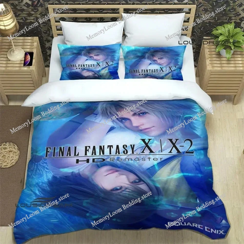 

Game FINAL FANTASY Print Bedding Sets Exquisite Bed Supplies Set Duvet Cover Bed Comforter Set Bedding Set Luxury Birthday Gift