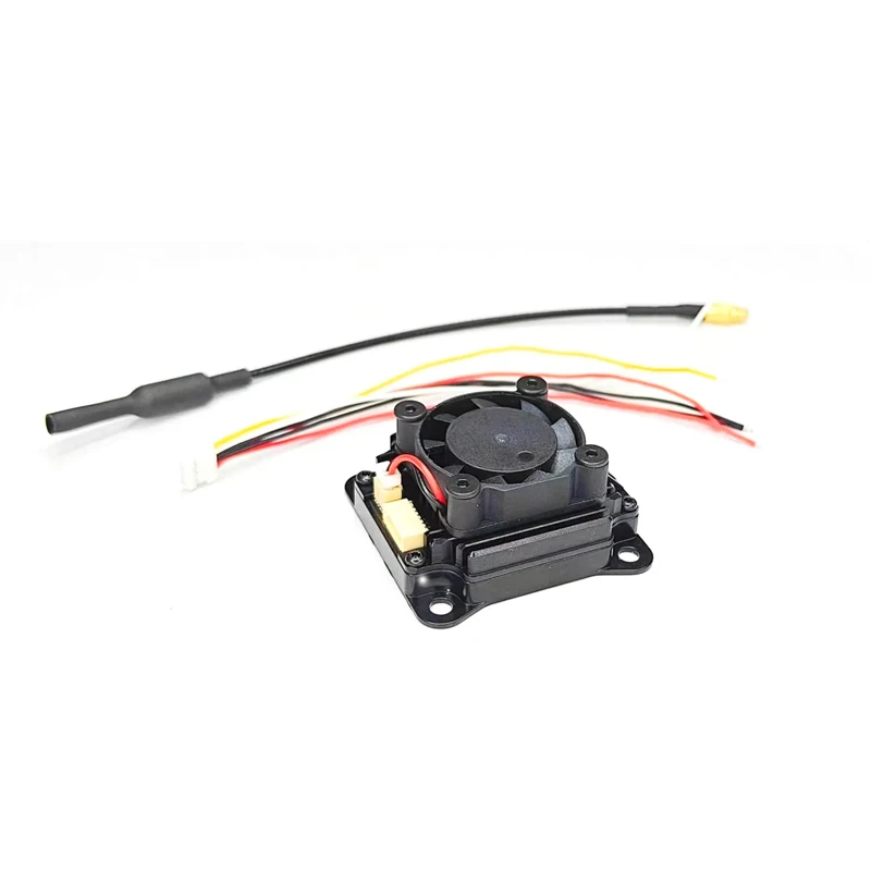 SpiderRC VTX With Filter 4.9-6.1G 3W Image Transmission Equipped with 15cm Antenna and Data Connection Cable for FPV Drone Parts