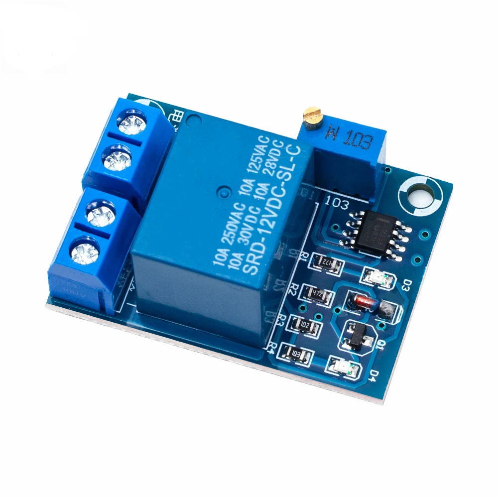 DC 12V Battery Undervoltage Low Voltage Cut off Automatic Switch Recovery Protection Module Charging Controller Protection Board