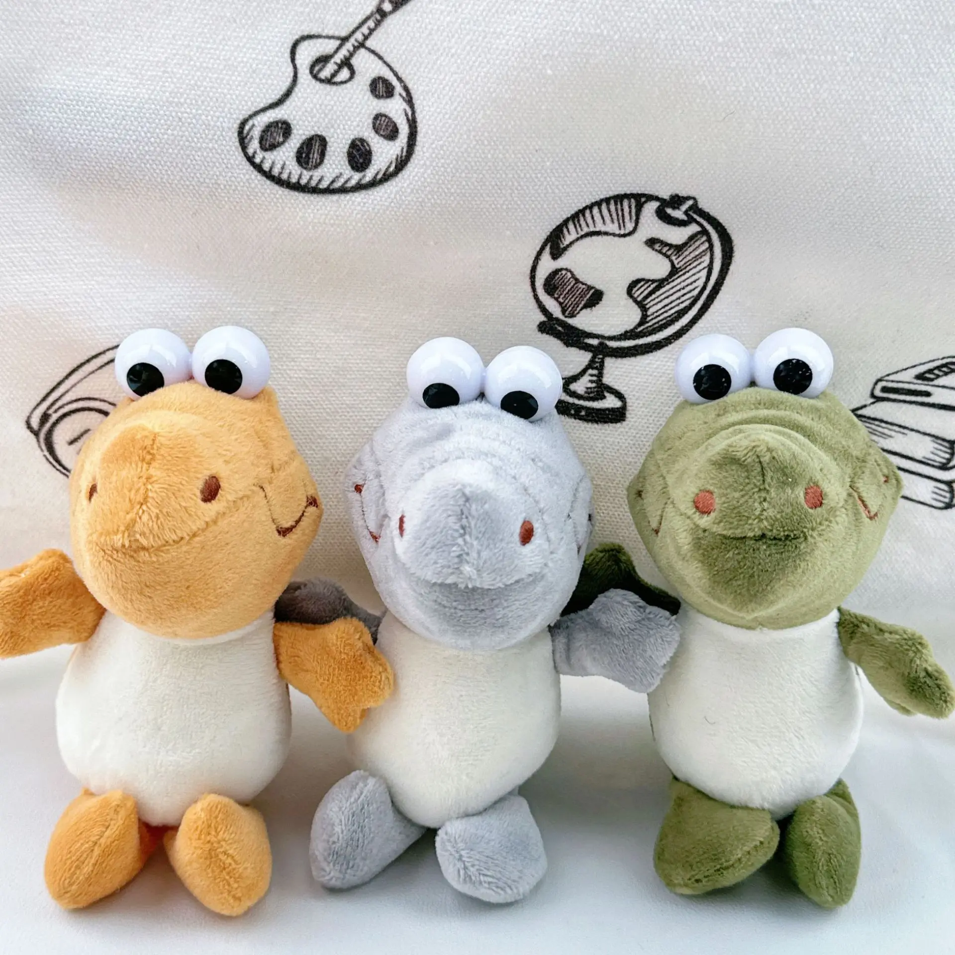 

13CM Kawaii Baby Crocodile Stuffed Toy Keychain Funny Creative Alligator брелок плюшевый 인형 키링 Doll Bag Charm Christmas Gift