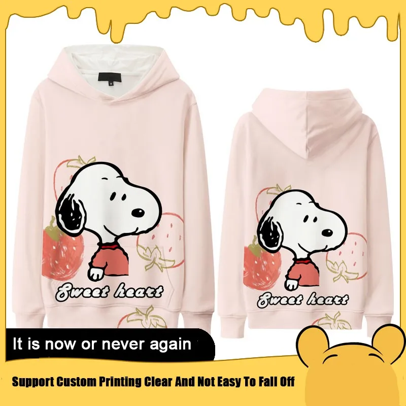 

Snoopy Boy Hoodie Loose Niche Design Sense Male Anime Cartoon Printed Children's Clothes