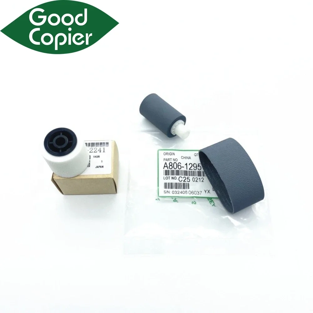 1Set. A806-1295 B387-2161 A859-2241 ADF Pickup Roller Kit For Ricoh MP 4000 4001 4002 5000 5001 5002 C2800 C3300 C4000 C5000