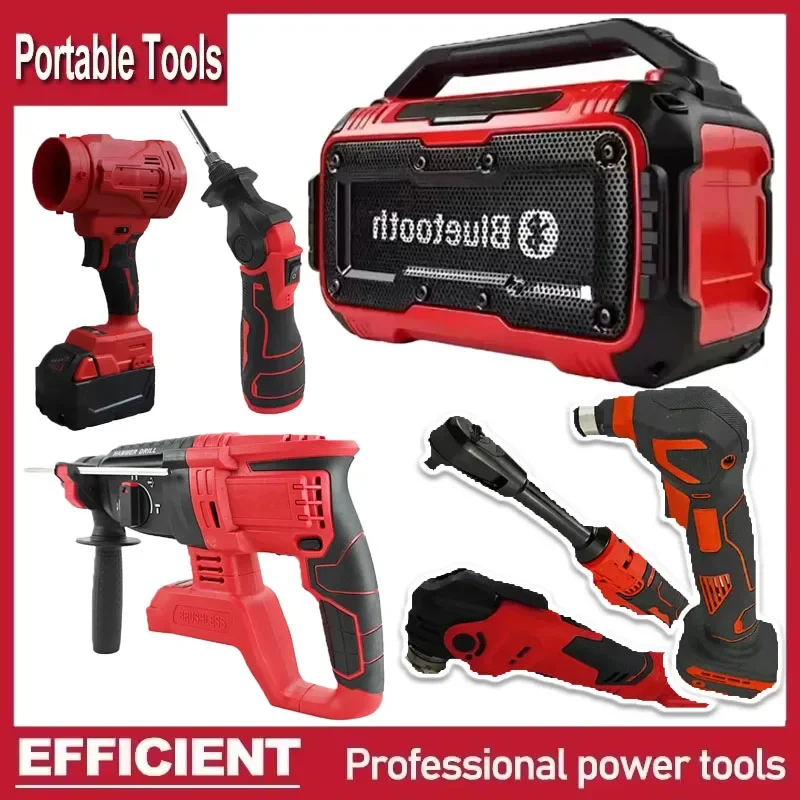 

Для аккумуляторных инструментов Milwaukee 18В 21В: беспроводной электрический воздушный насос-компрессор, электрический ударный перфоратор