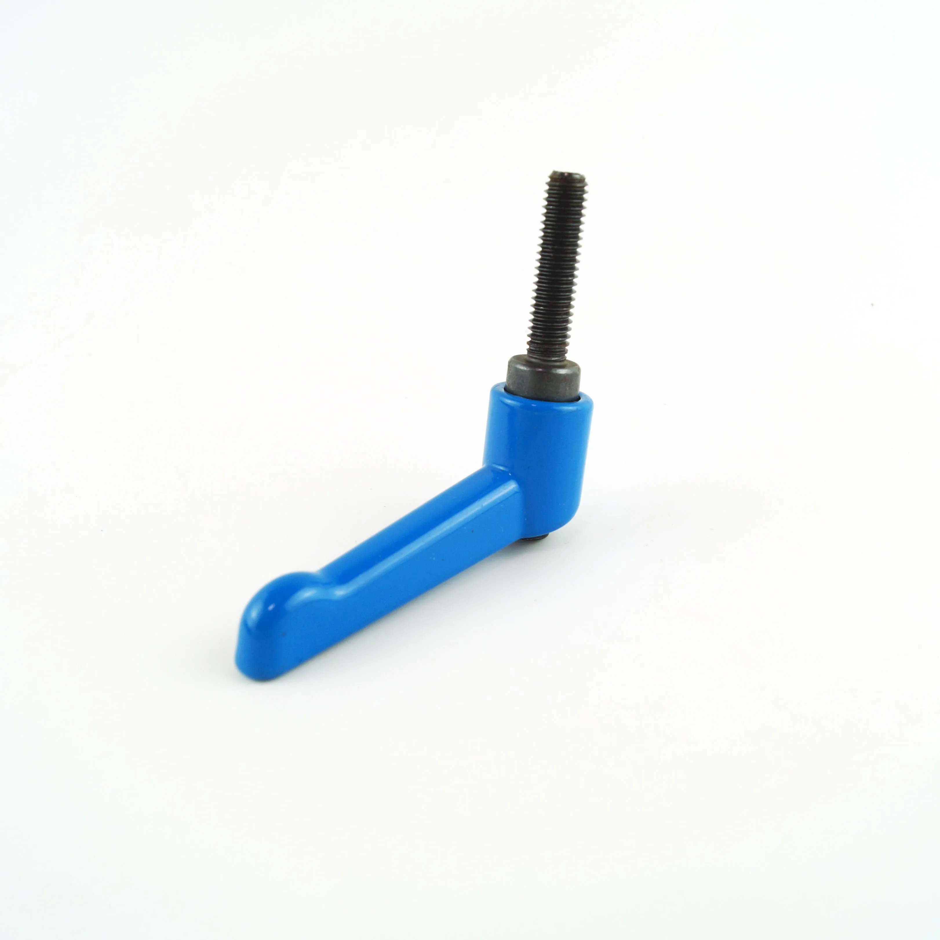 M5 M6  BLUE Solid Adjustable handle ,Zinc alloy clamping levers tesion lever clamping handle