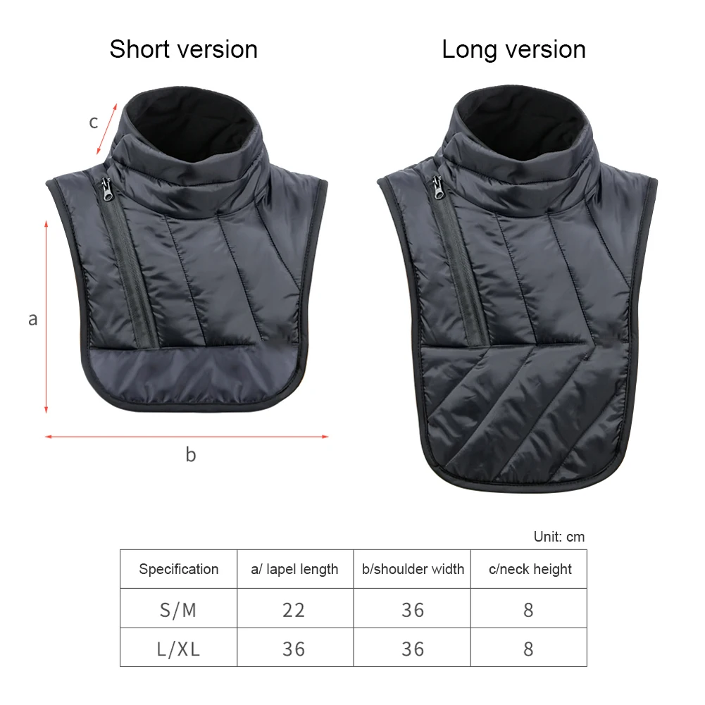 Capa de cuello de motocicleta para hombres y mujeres, bufanda cálida a prueba de viento, cubierta de cuello de ciclismo Universal, Invierno