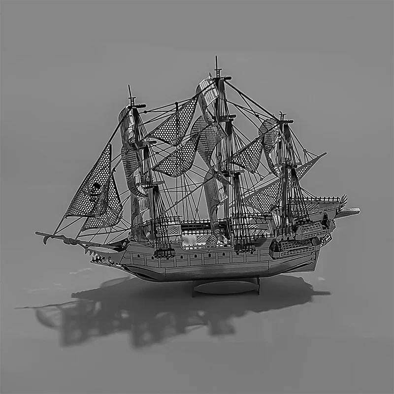 Flying Dutchman 3D Metal Puzzle model kits DIY Laser Cut Puzzles Jigsaw Toy For Children