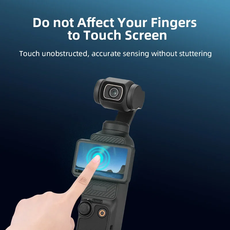 BRDRC Screen Protector for DJI OSMO Pockect 3 9H Hardness Tempered Glass Film for Pocket 3  LCD Camera  Accessory