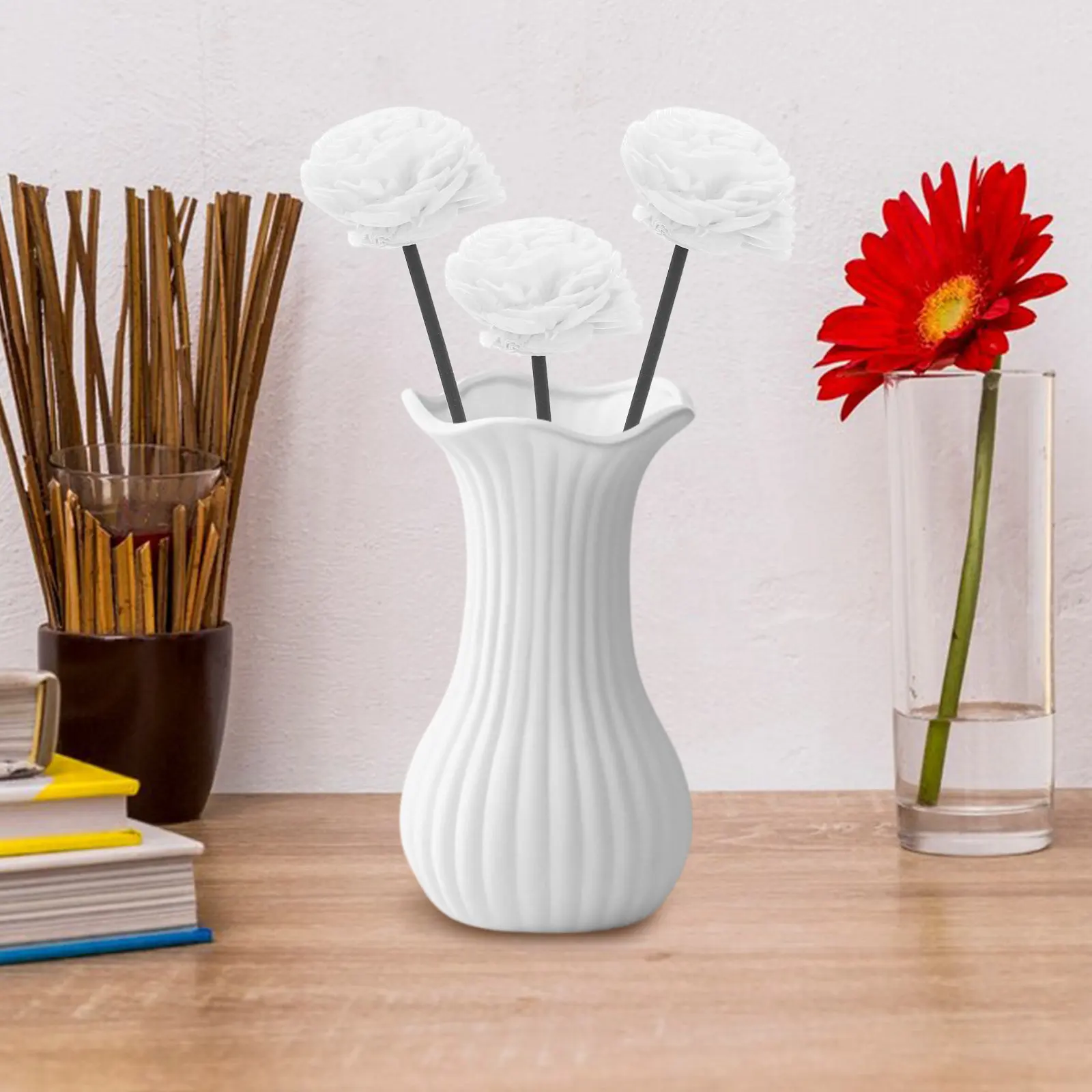 

6Pcs Essential Oil Diffuser Sticks 7.5 Aromatherapy Fiber Diffusing Sticks Natural Dried Flower Diffuser Reeds Home Fragrance