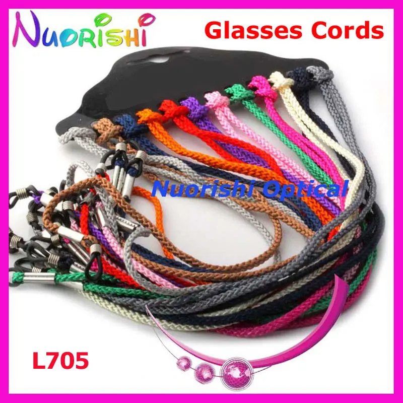 L705  60pcs Eyeglasses Eyewear Sunglasses Reading Glasses Cords Holder Chain String free shipping