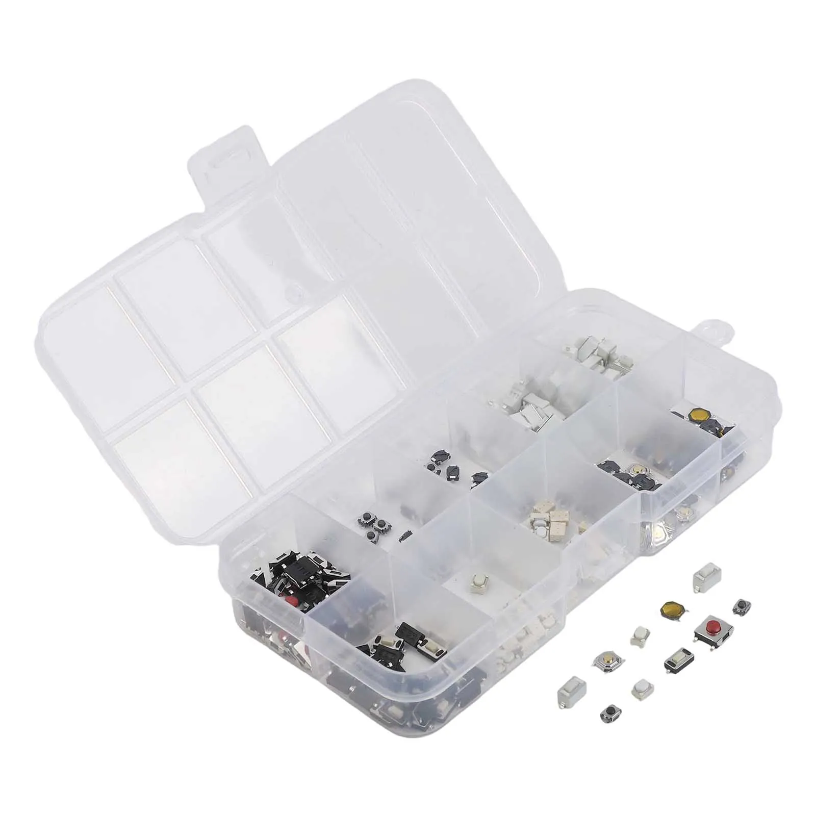 250Pcs Car Remote Control Push Button Switch Set Car Key Button Touch Microswitch Car Accessories