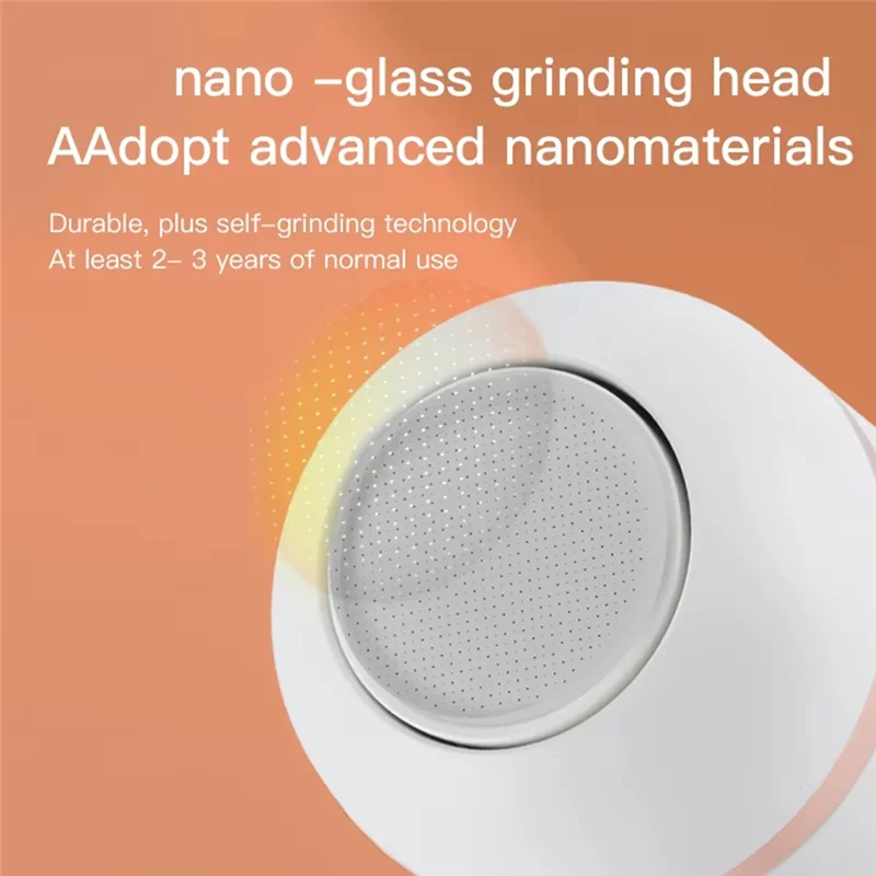 

BYBS-Electric Foot Grinde Portable Adjustable Speed For Removal Bad Skin Lasting Power White