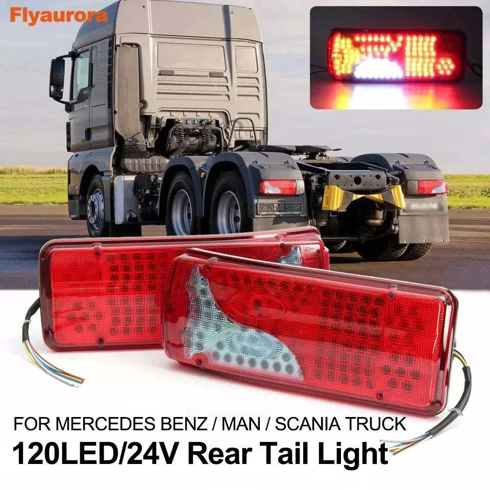 

Waterproof Durable Car Truck LED Rear Tail Light Warning Lights Rear Lamp for Man truck Trailer Caravans UTE Campers ATV Boat