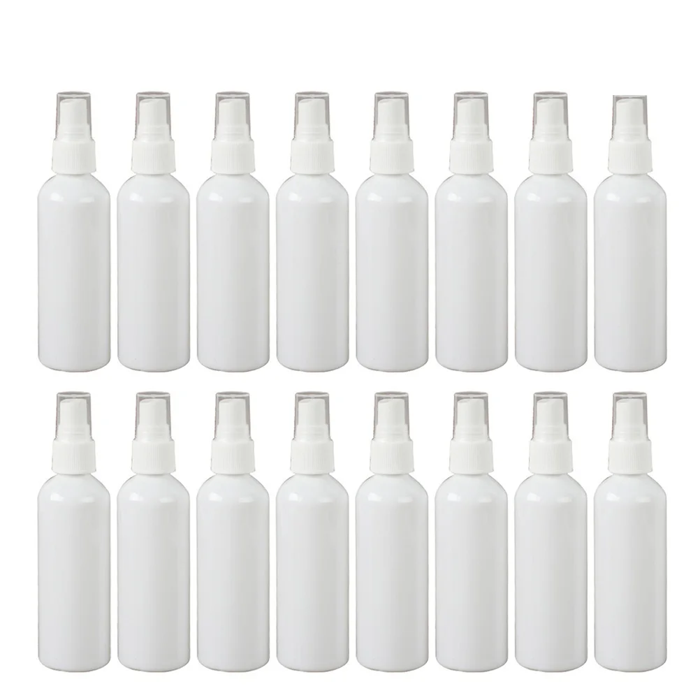 15 قطعة 100 مللي زجاجات رذاذ قابلة لإعادة الملء متينة مانعة للتسرب محمولة للسفر بخاخات فارغة صديقة للبيئة ماكياج الحبر