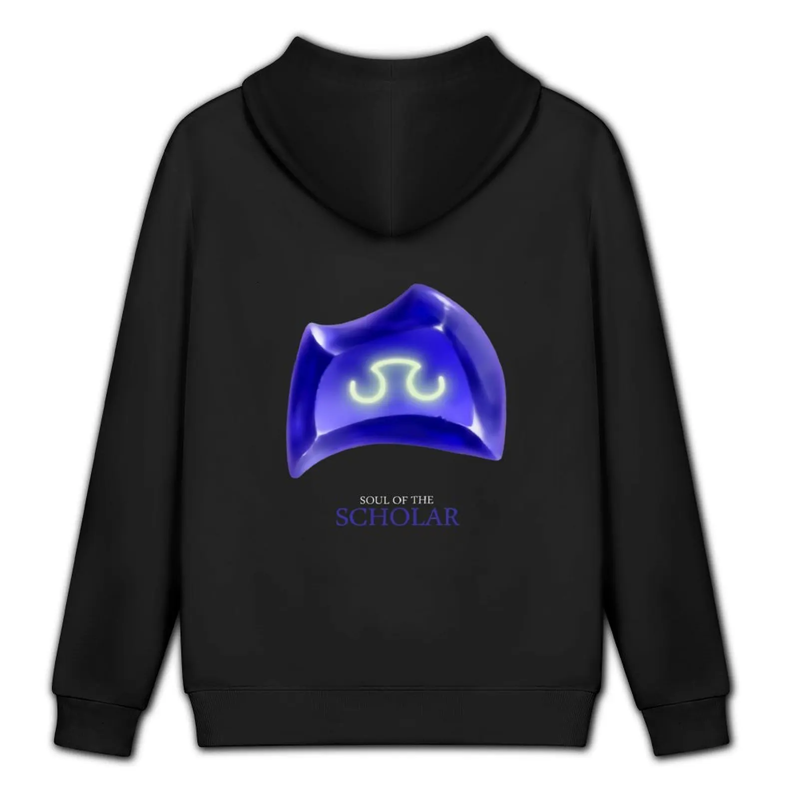 Soul of the Scholar -black Hoodie autumn anime clothing men's winter sweater korean style clothes men's hoodie sweatshirt