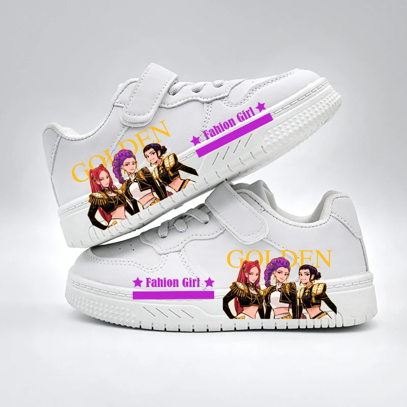 Kinder Cartoon Freizeitschuhe Mädchen Mode Neue Rutschfeste Niedliche Weiße Sportschuhe Atmungsaktive Outdoor-Schuhe für Babys und Kinder – Detail 4