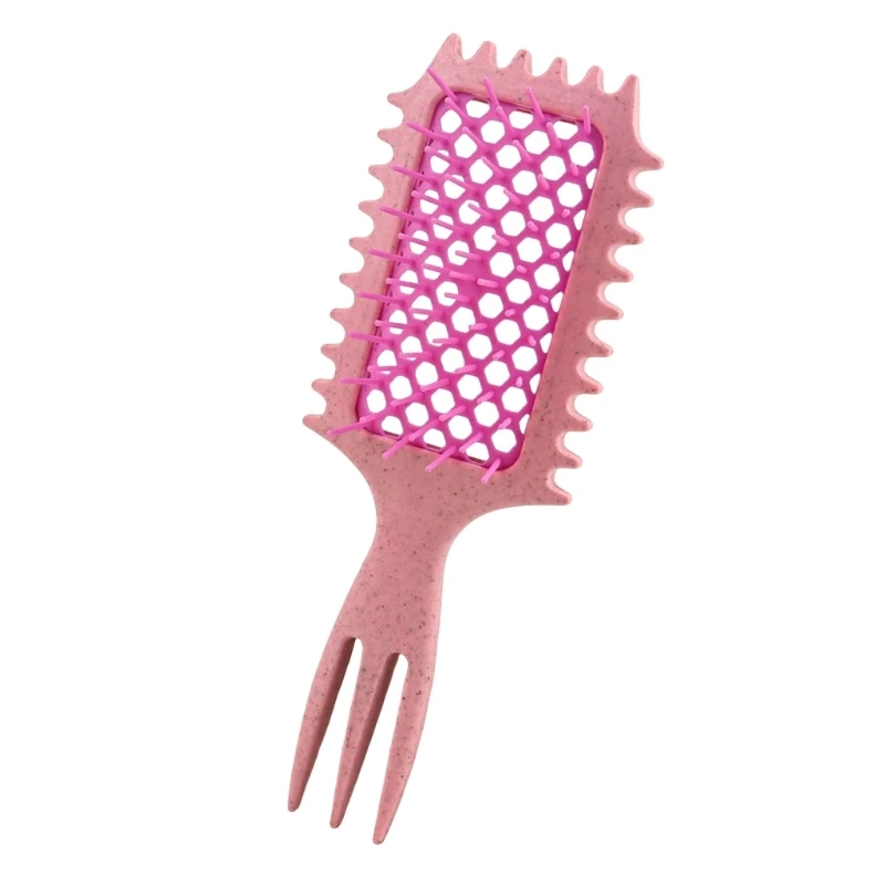 Peine masaje elegante, cepillo para cabello ahuecado, peines para masaje del cuero cabelludo, peinado 918D