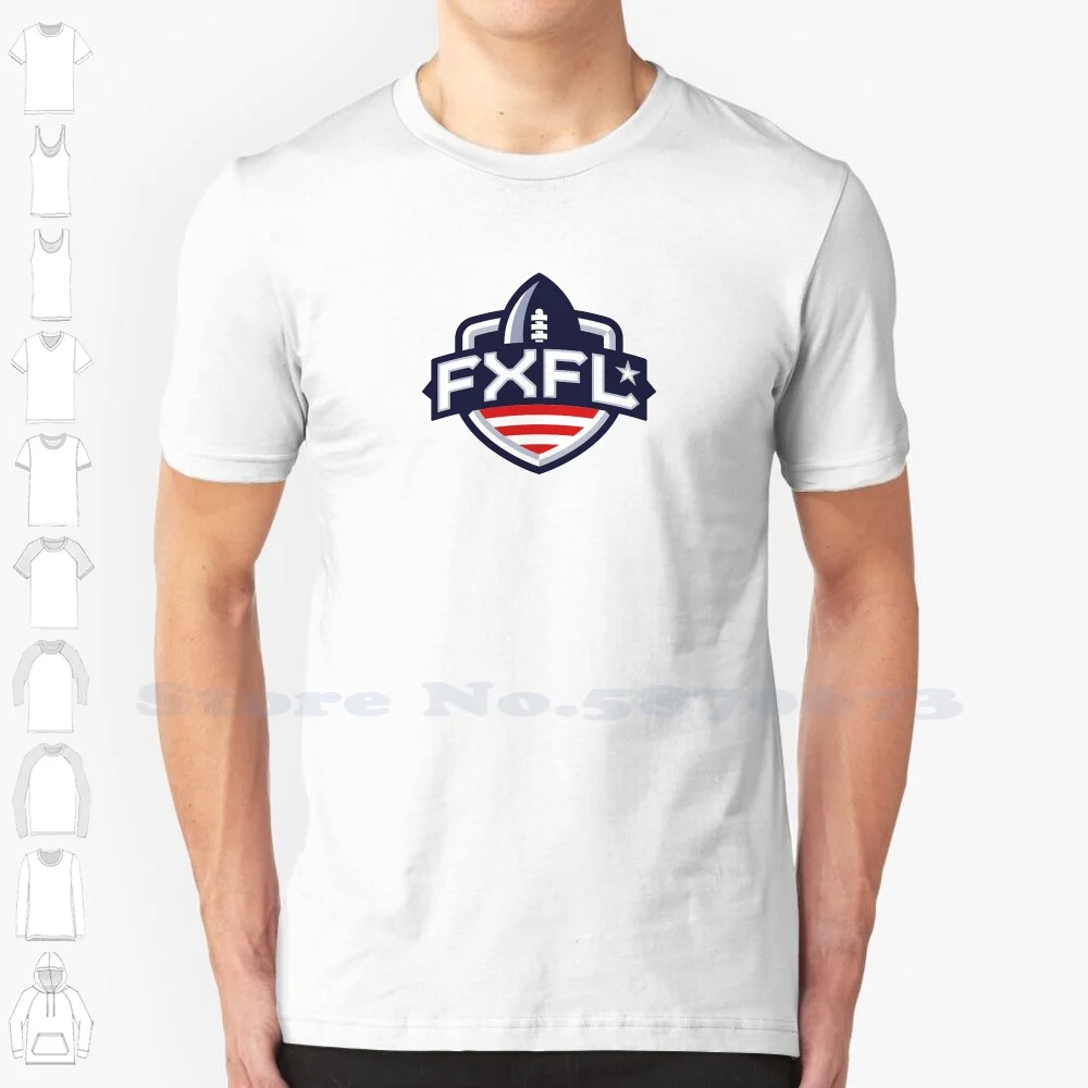 Fall Experimental Football League Logo Casual T Shirt Top Quality Graphic 100% Cotton Tees