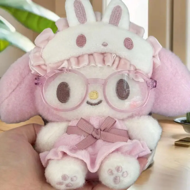 만화 애니메이션 마이멜로디 안경 착용 봉제인형 열쇠고리 귀여운 커플 배낭 펜던트 선물