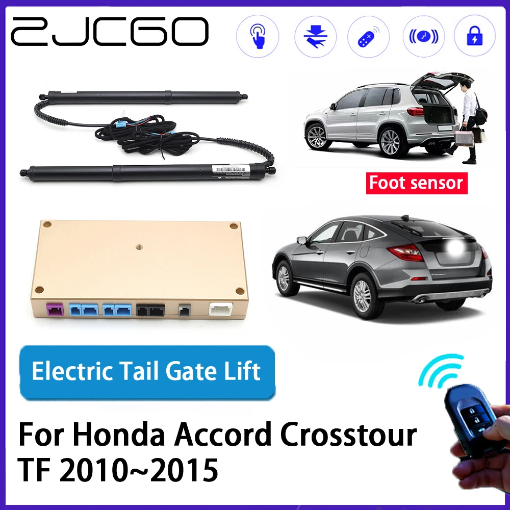 

ZJCGO Car Auto Trunk intelligent Electric Tail Gate Lift Automatic Tailgate Opener for Honda Accord Crosstour TF 2010~2015