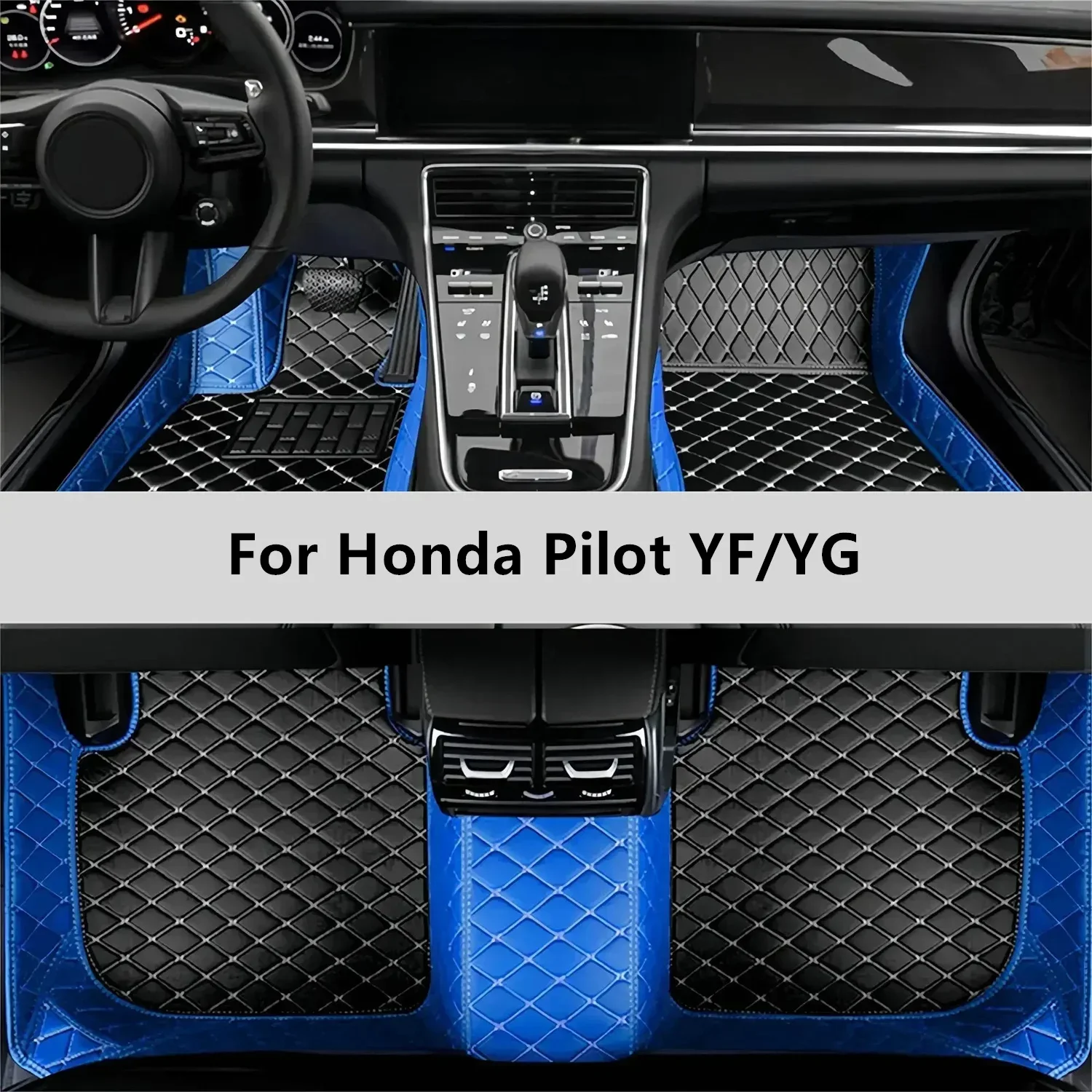  Custom Car Floor Mats For Honda Pilot YF/YG 2020 2021 2022 2023 2024 2025 2026 2027 2028 Floor Mat Car Mat Accessories Interior