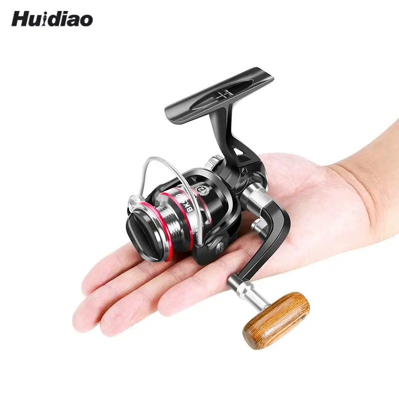 Huidiao carretel de pesca 500-800 molinete de aço inoxidável rolamento molinete de pesca 8kg max para pesca marítima pesca da carpa