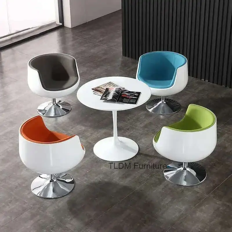 

Nordic Office Chair Office Furniture Designer Liviningroom Chair Armchair Backrest Chair and Table Combination L Bh j